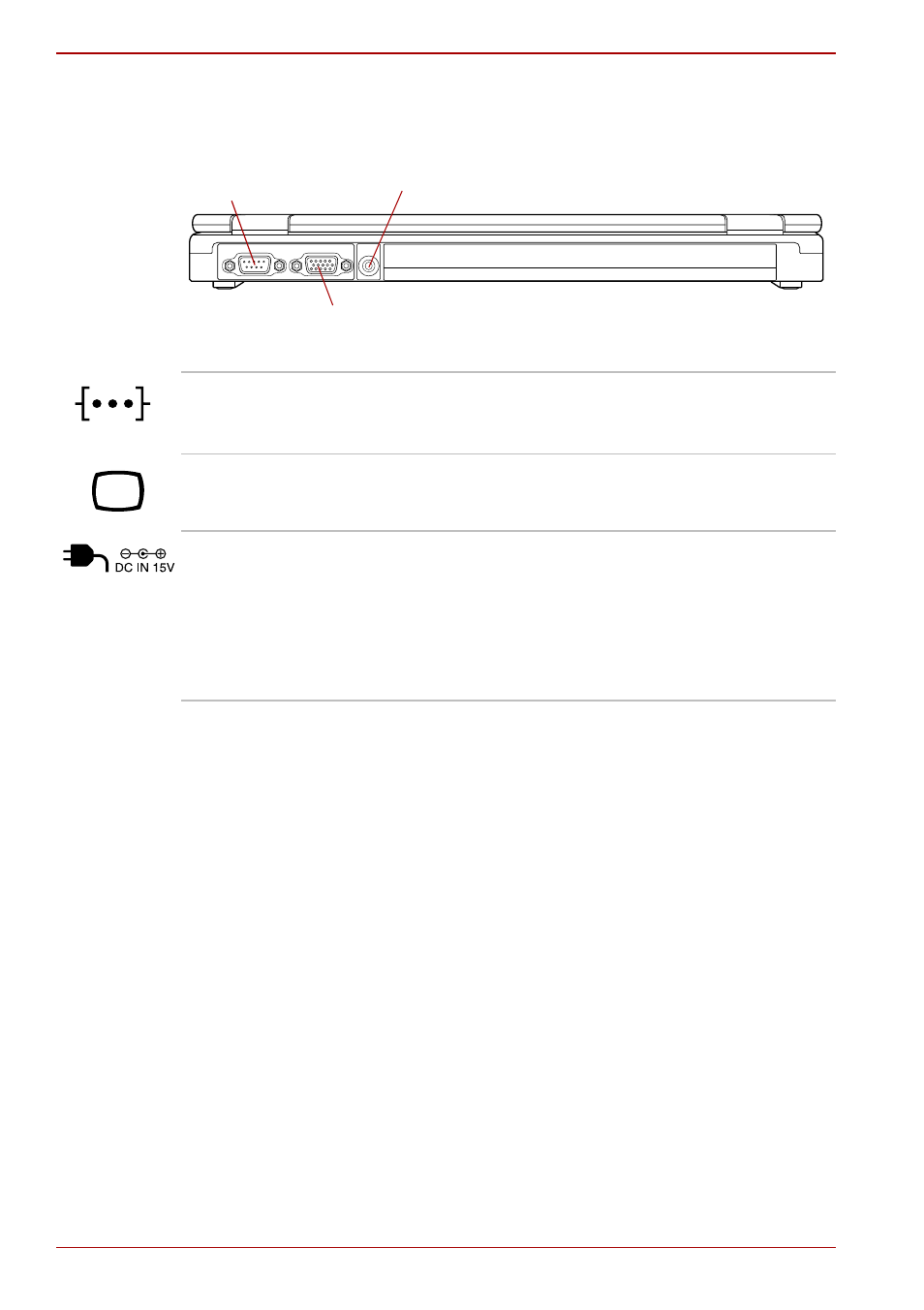 Back, Back -6 | Toshiba Tecra M9 User Manual | Page 32 / 212