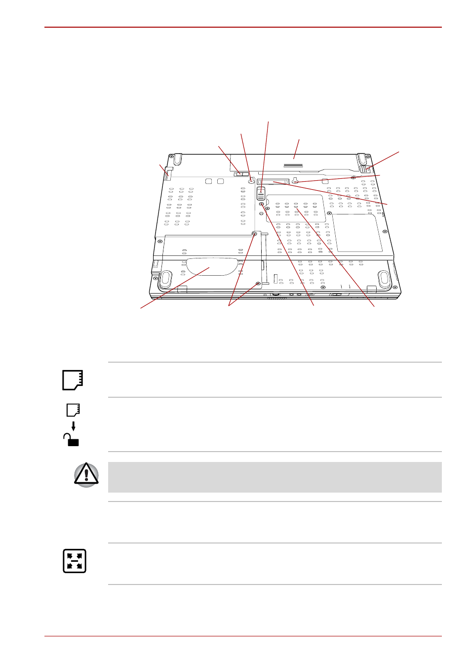 Underside, Underside -7 | Toshiba Tecra M9 User Manual | Page 33 / 212