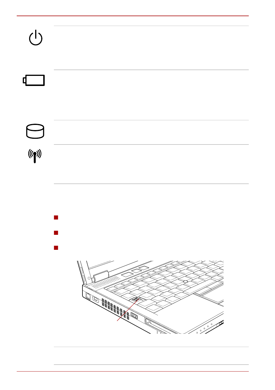 Keyboard indicators | Toshiba Tecra M9 User Manual | Page 38 / 212