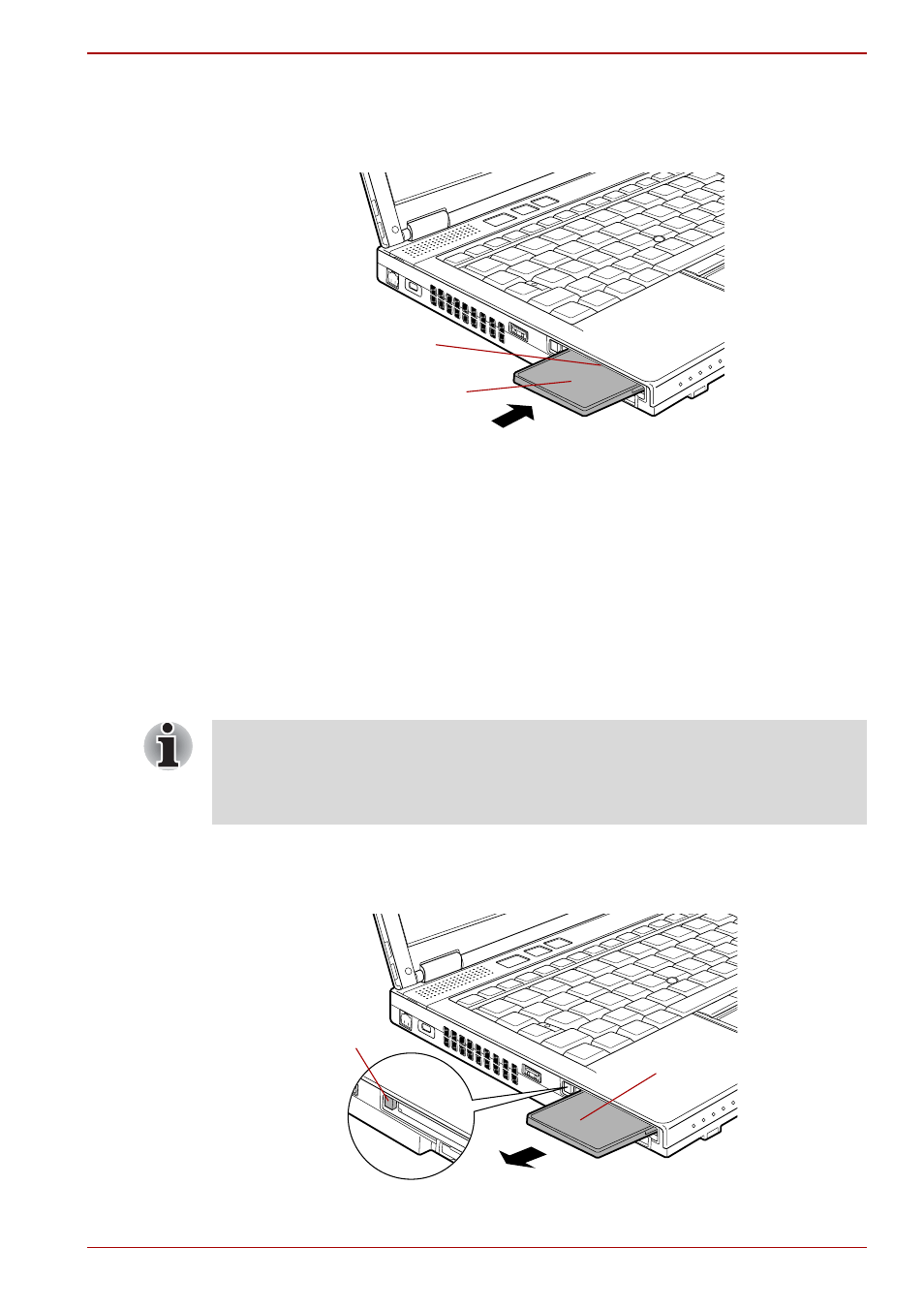 Removing a pc card | Toshiba Tecra M9 User Manual | Page 55 / 212