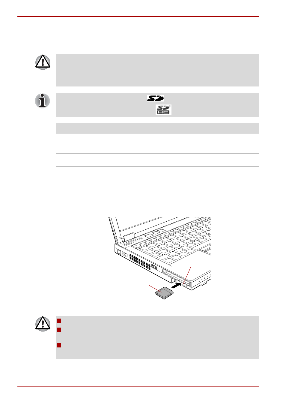 Sd/sdhc card | Toshiba Tecra M9 User Manual | Page 56 / 212