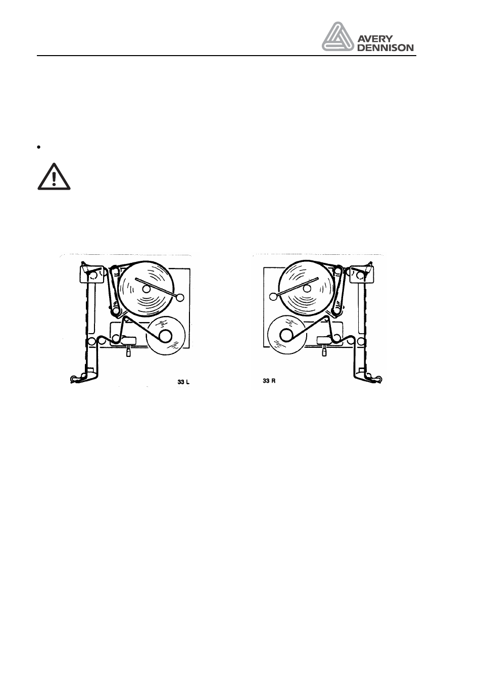 Inserting label material, 2 inserting label material | Avery ALS 330/430 User Manual | Page 26 / 95