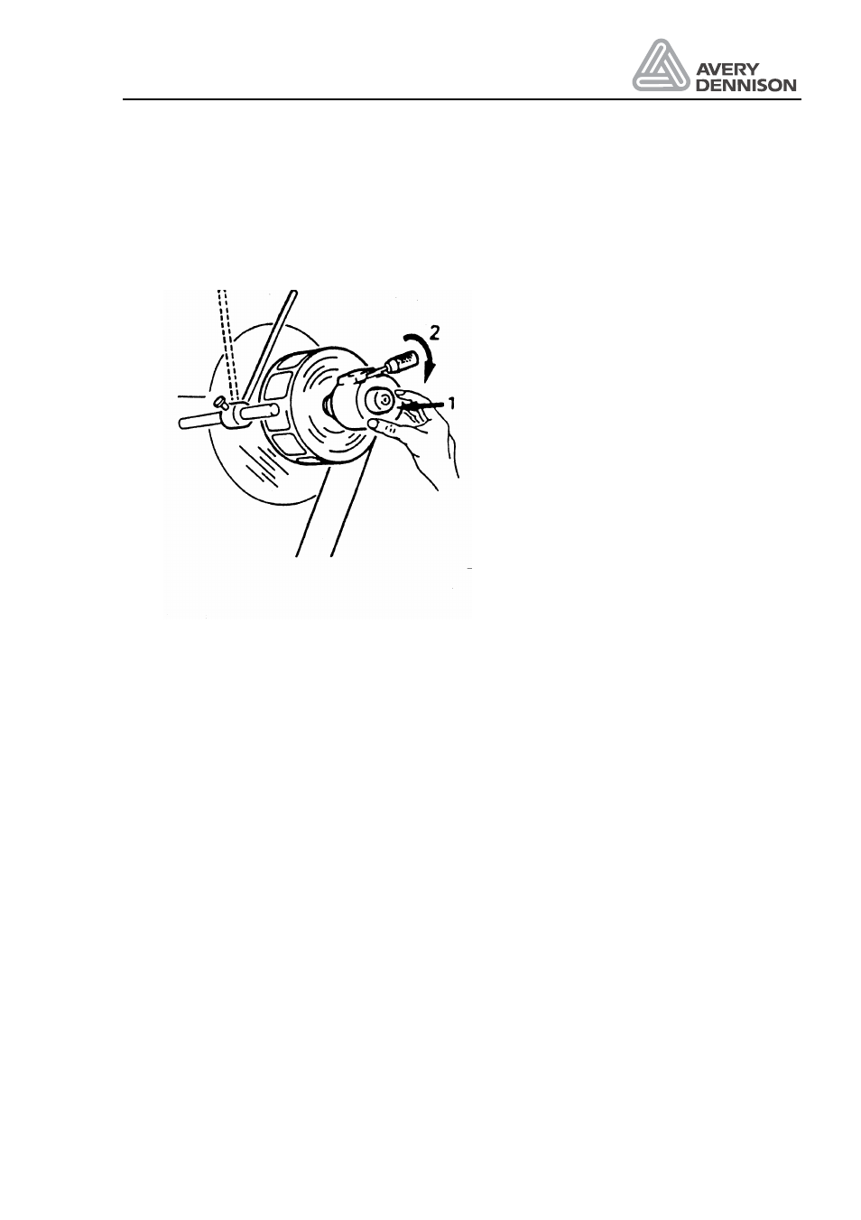 Removing label material, Mounting a new label roll | Avery ALS 330/430 User Manual | Page 27 / 95