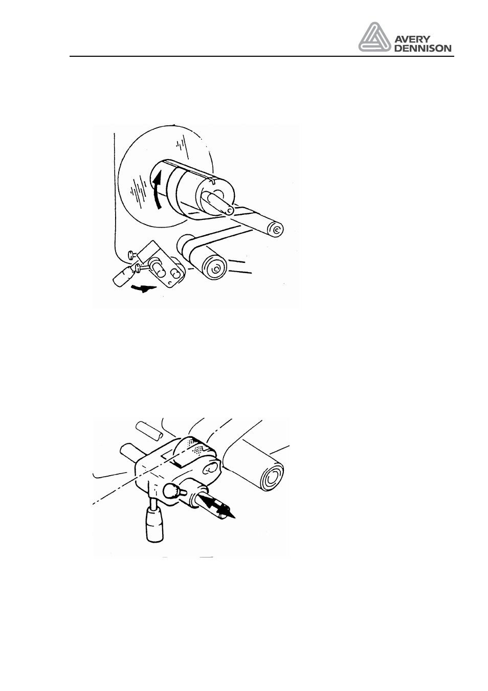Adjusting the pressure roller | Avery ALS 330/430 User Manual | Page 29 / 95