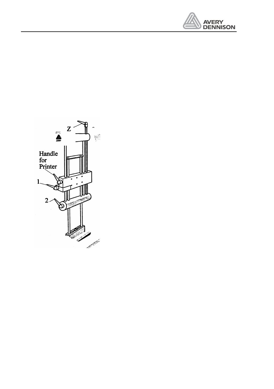 Lead screw adjustment, Adjustment of the dispensing edge, Printer adjustment | Avery ALS 330/430 User Manual | Page 30 / 95