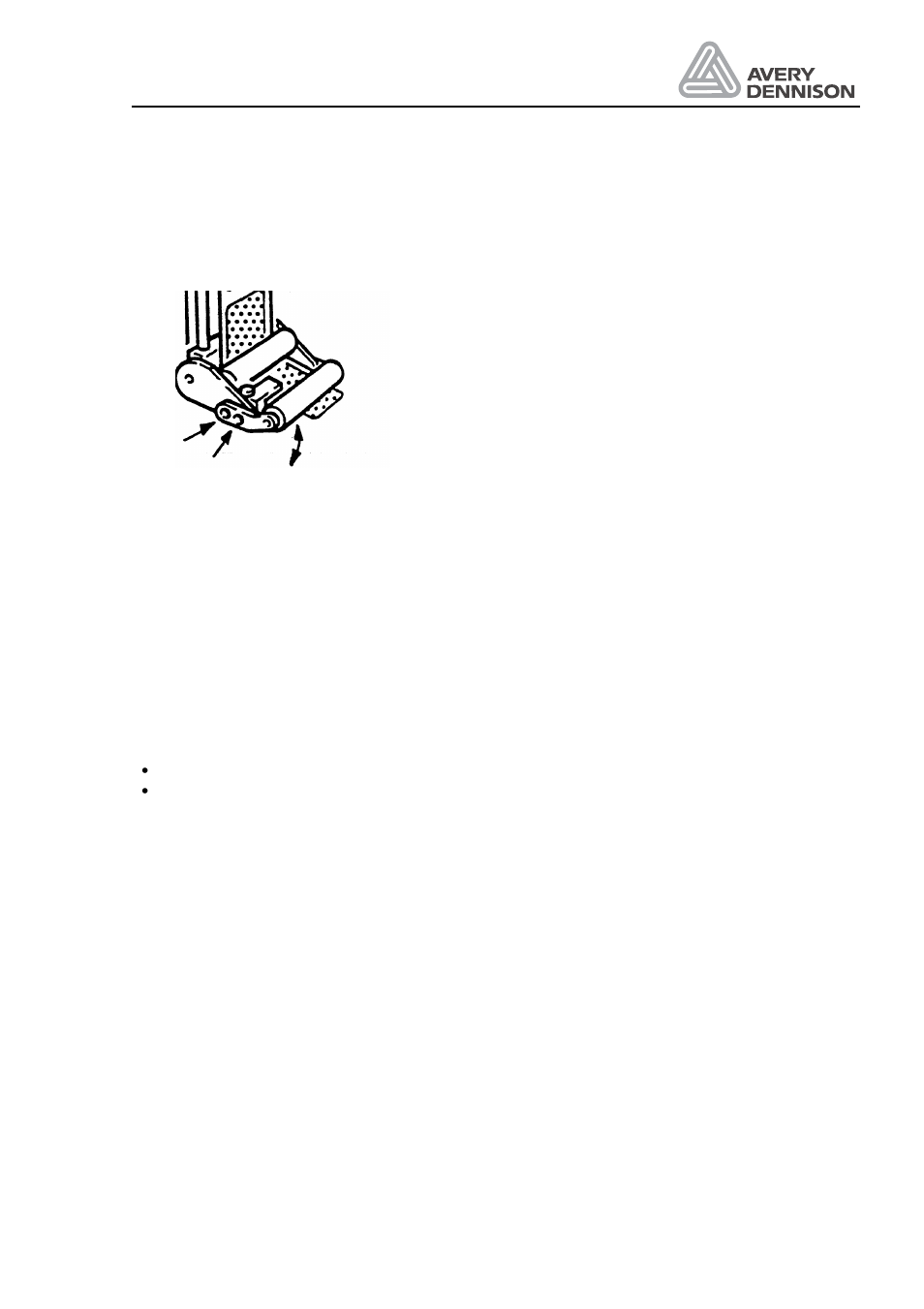 Adjust pressure roller, Initializing new label material, 3 initializing new label material | Avery ALS 330/430 User Manual | Page 31 / 95