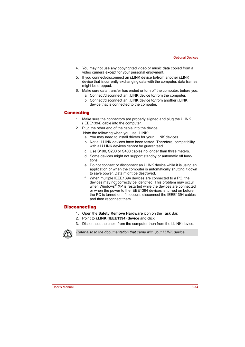 Toshiba Tecra A4 (PTA42) User Manual | Page 123 / 174