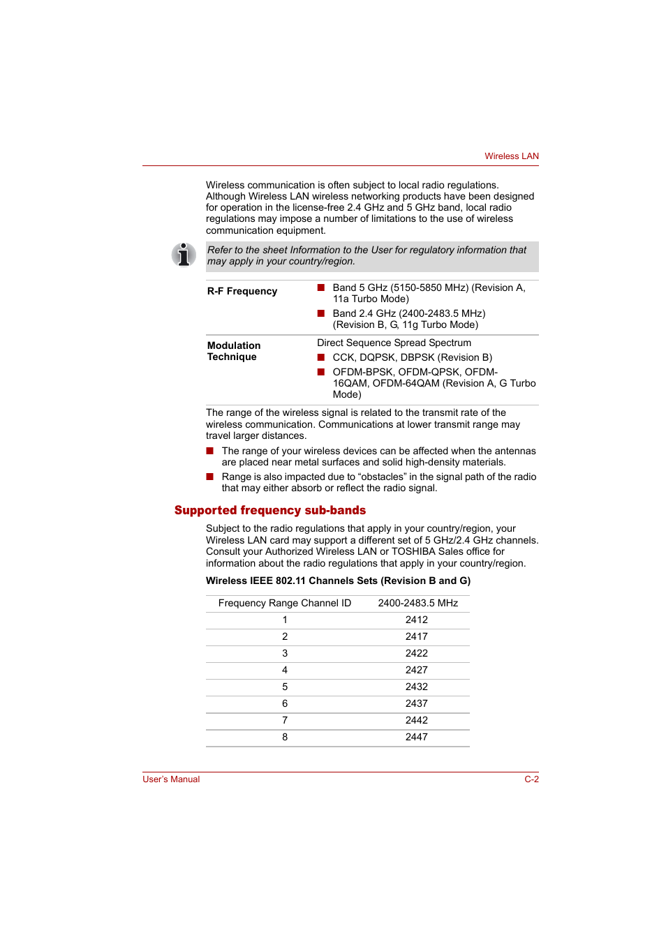 Toshiba Tecra A4 (PTA42) User Manual | Page 150 / 174