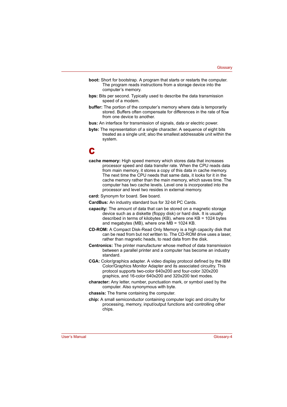 Toshiba Tecra A4 (PTA42) User Manual | Page 160 / 174