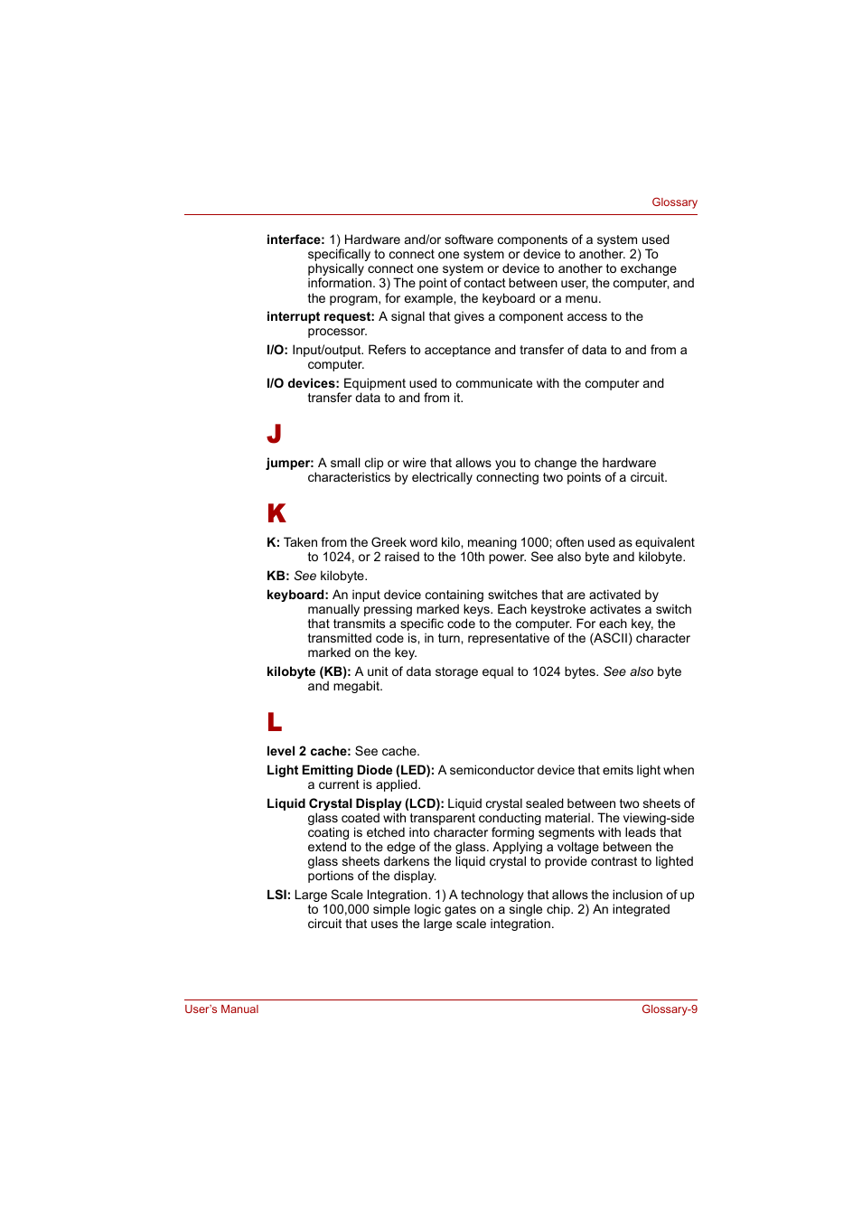 Toshiba Tecra A4 (PTA42) User Manual | Page 165 / 174