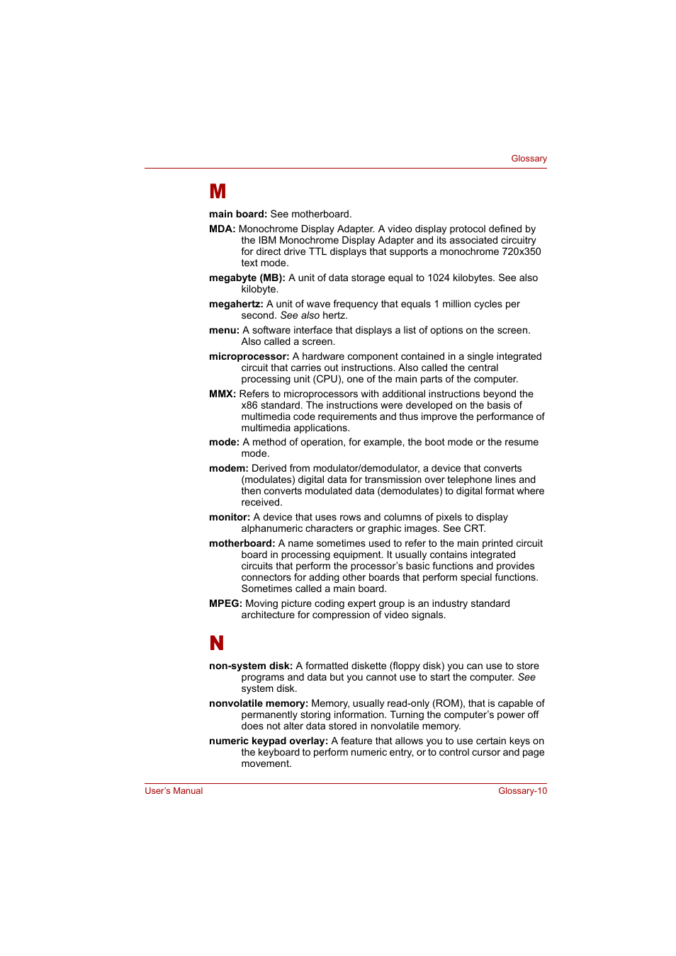 Toshiba Tecra A4 (PTA42) User Manual | Page 166 / 174