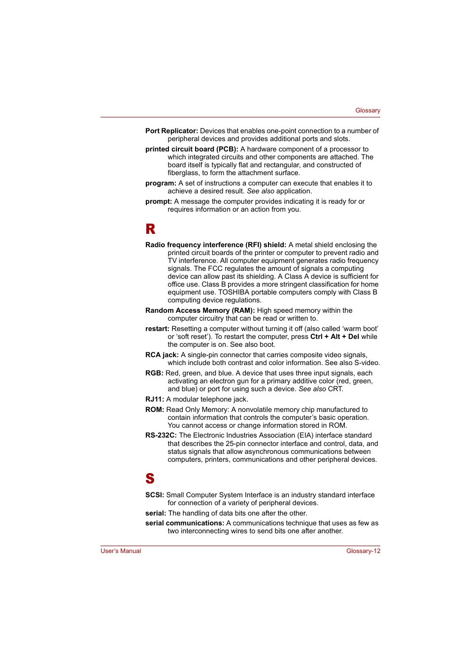 Toshiba Tecra A4 (PTA42) User Manual | Page 168 / 174