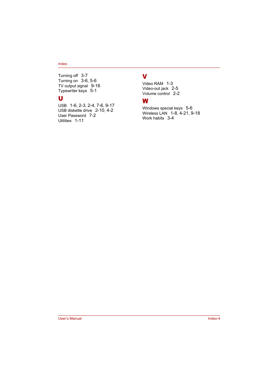 Toshiba Tecra A4 (PTA42) User Manual | Page 174 / 174