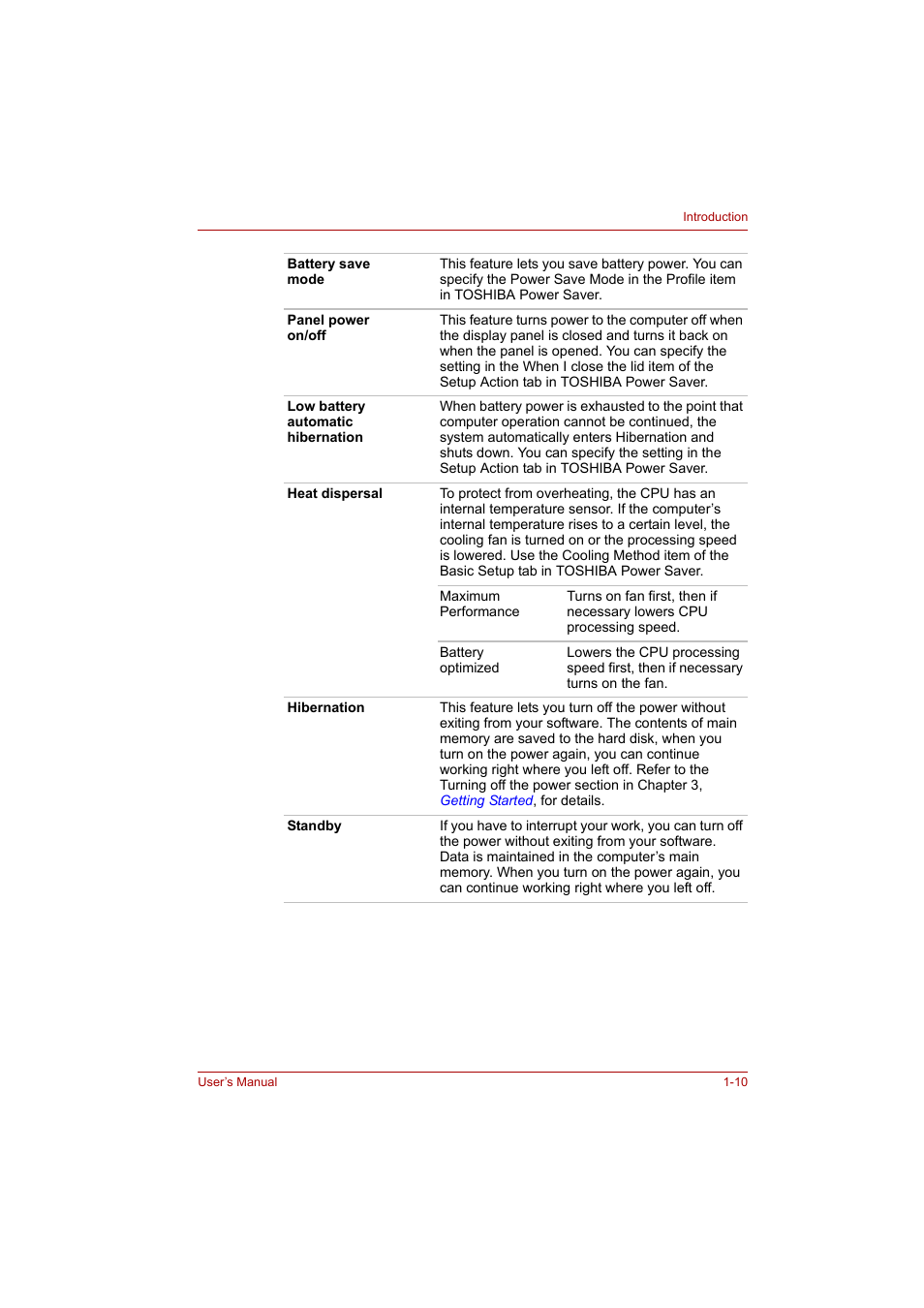 Toshiba Tecra A4 (PTA42) User Manual | Page 27 / 174