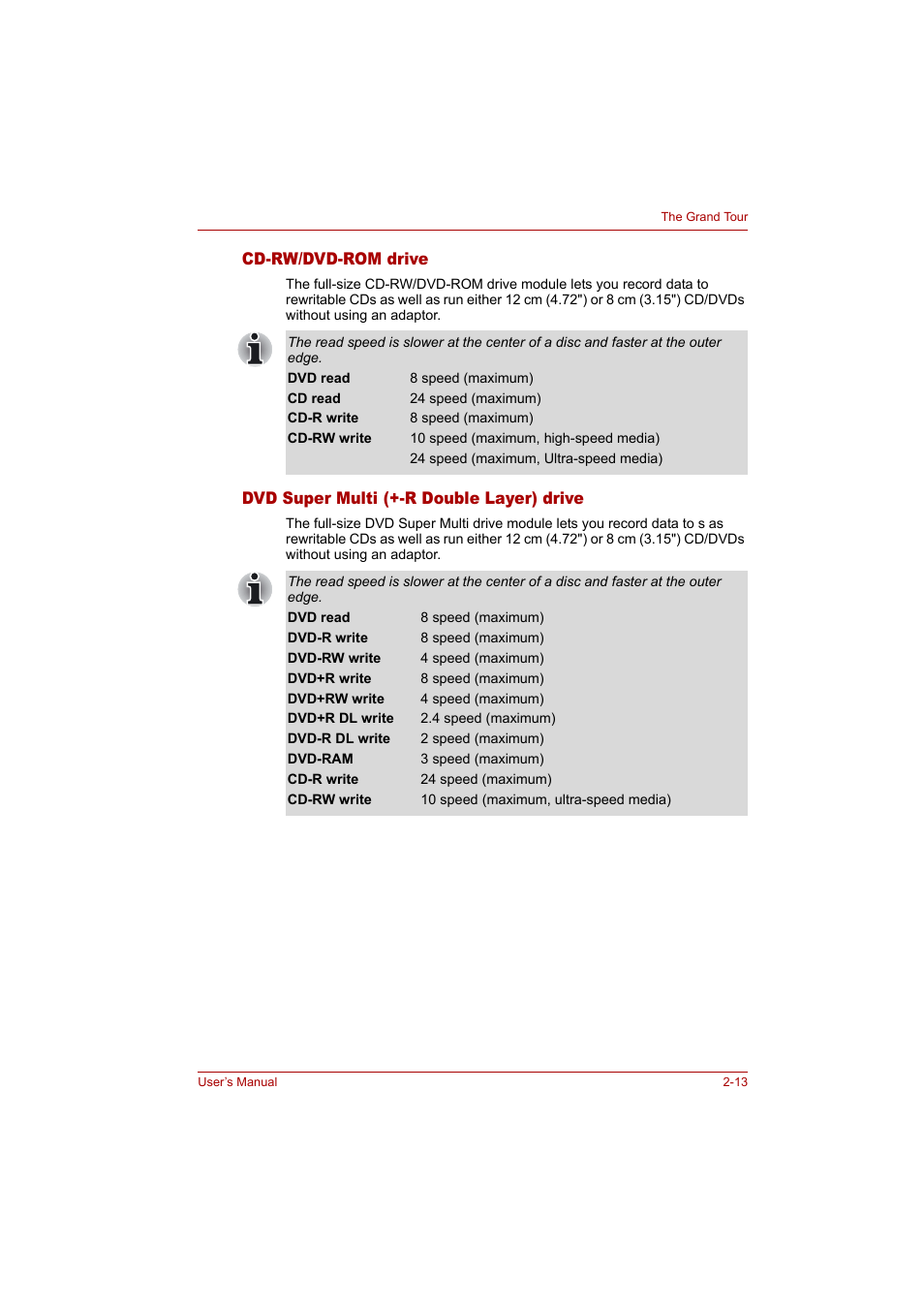 Toshiba Tecra A4 (PTA42) User Manual | Page 43 / 174