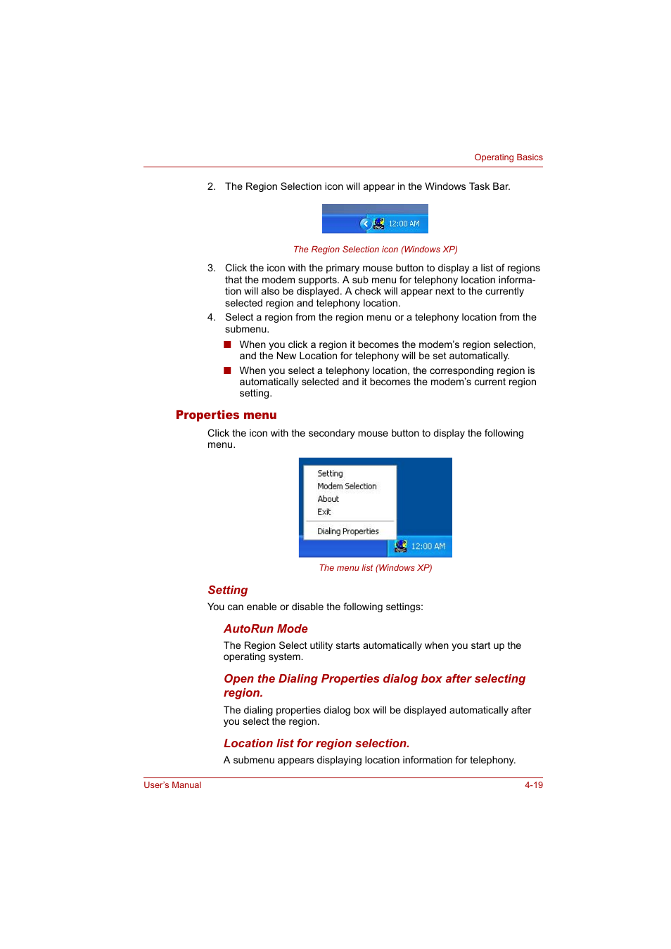 Toshiba Tecra A4 (PTA42) User Manual | Page 74 / 174