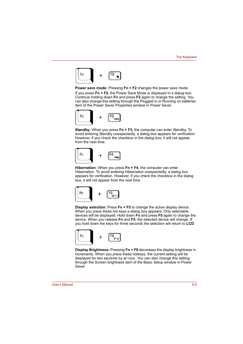 Toshiba Tecra A4 (PTA42) User Manual | Page 84 / 174