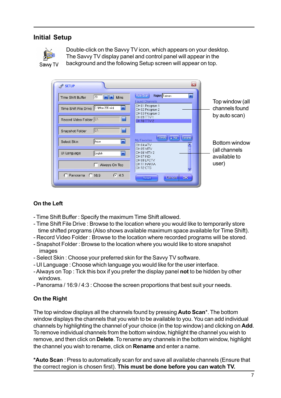 Toshiba DVB-T Tuner User Manual | Page 7 / 19