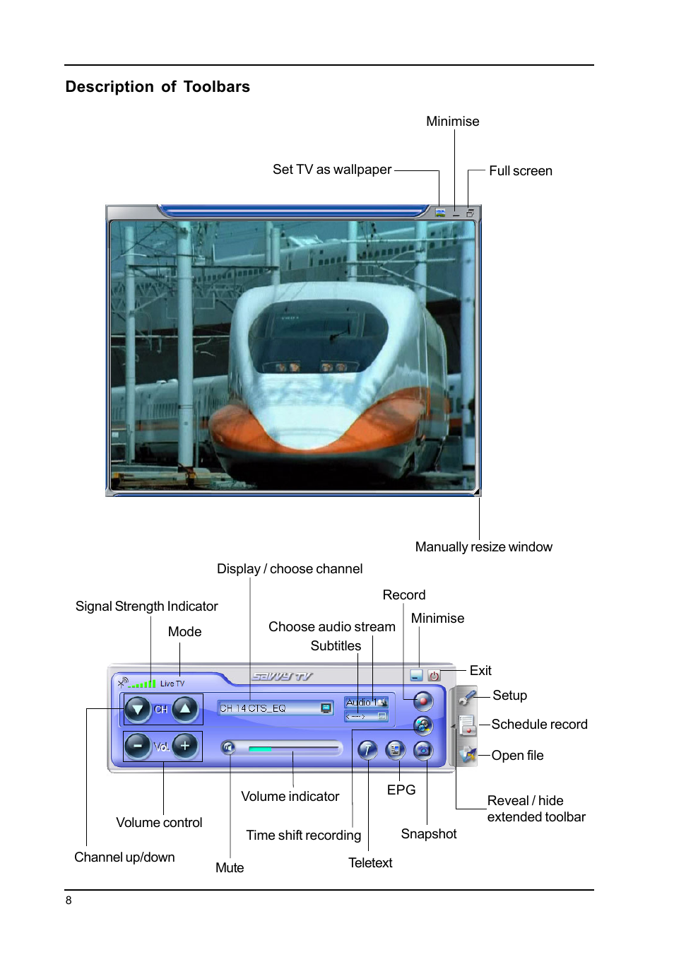 Toshiba DVB-T Tuner User Manual | Page 8 / 19