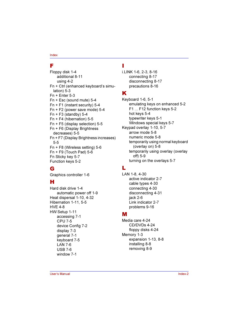 Toshiba Qosmio E10 User Manual | Page 198 / 200