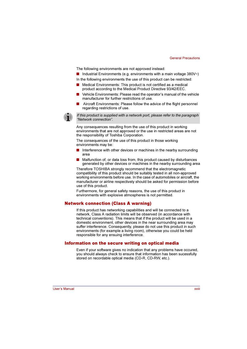 Toshiba Qosmio E10 User Manual | Page 23 / 200