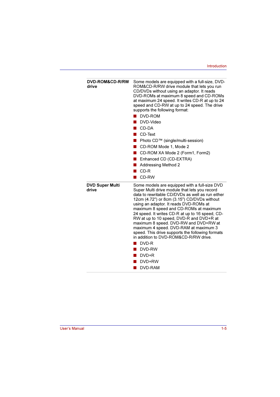 Toshiba Qosmio E10 User Manual | Page 31 / 200