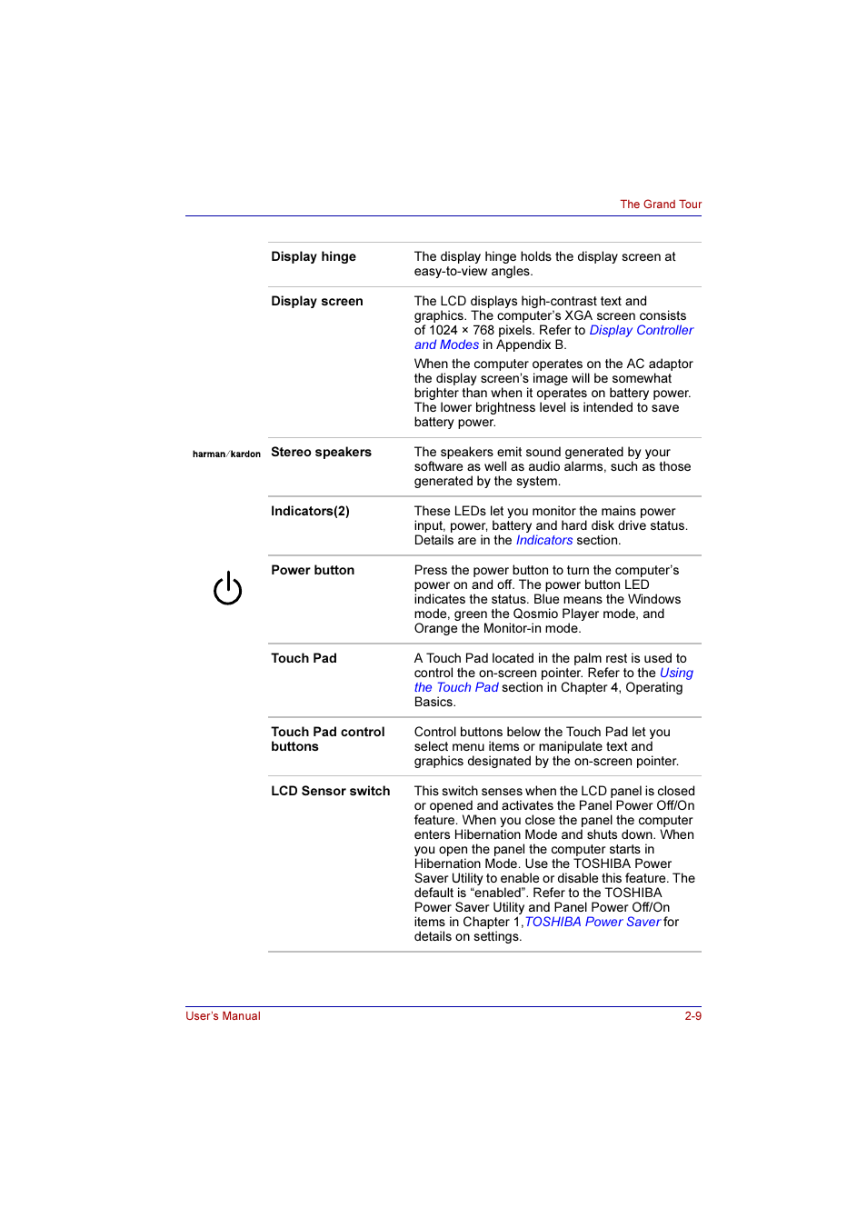Toshiba Qosmio E10 User Manual | Page 49 / 200