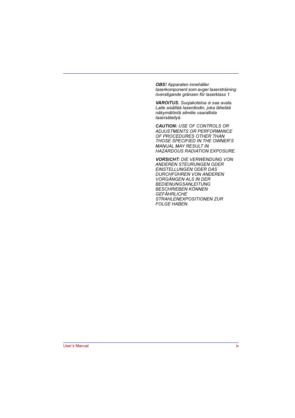 Toshiba Qosmio E10 User Manual | Page 9 / 200
