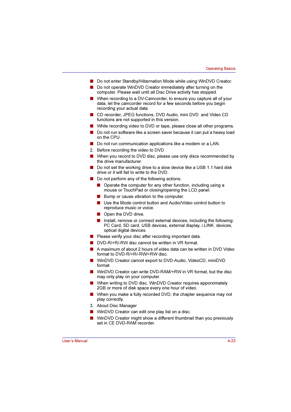 Toshiba Qosmio E10 User Manual | Page 91 / 200