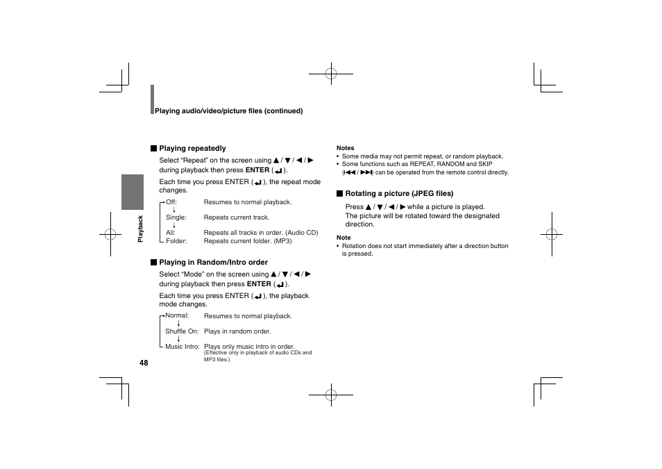 Toshiba SDP95S User Manual | Page 48 / 74