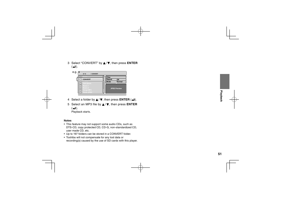 Toshiba SDP95S User Manual | Page 51 / 74