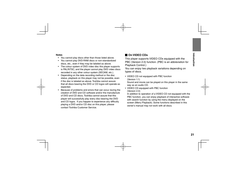 Toshiba SDP94S User Manual | Page 21 / 76