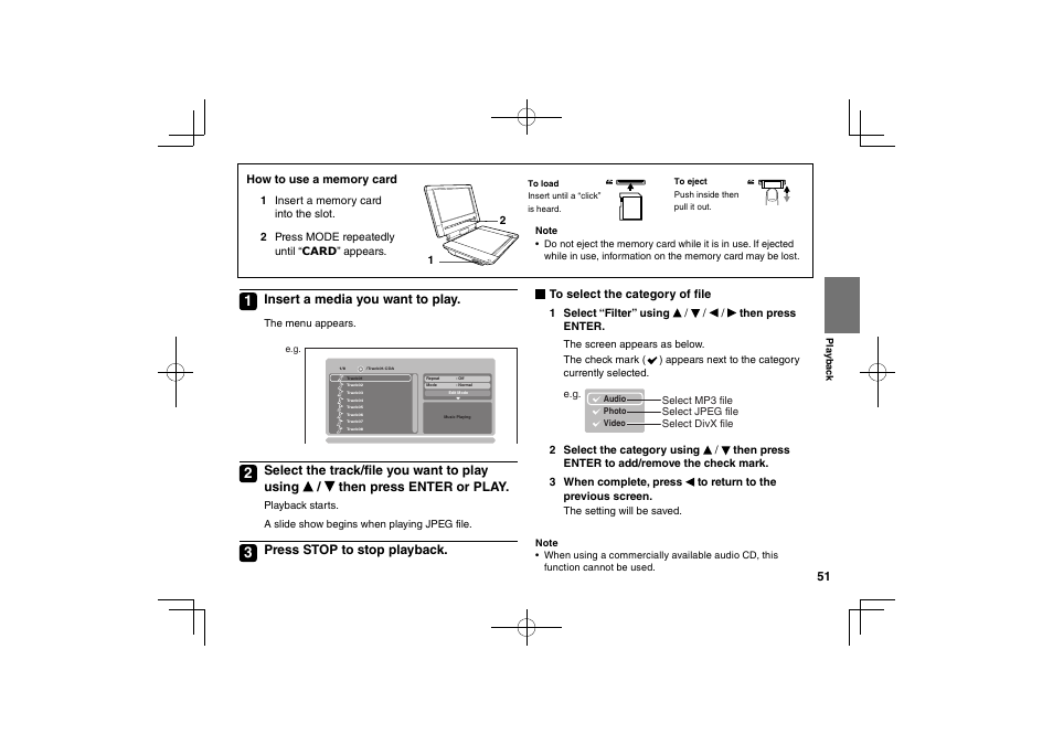 Toshiba SDP94S User Manual | Page 51 / 76