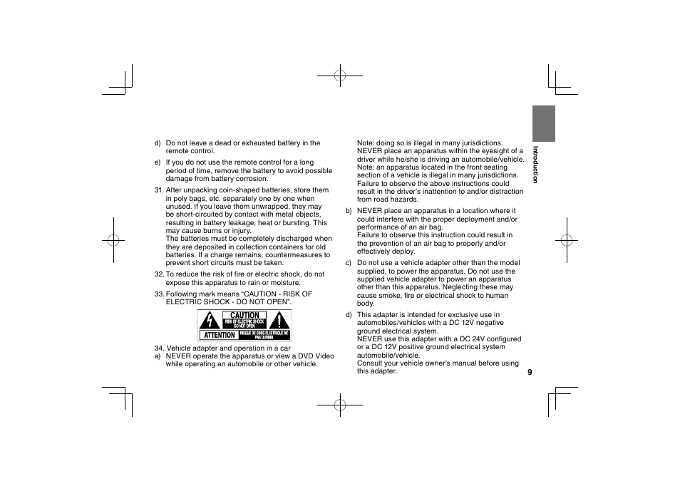 Toshiba SDP94S User Manual | Page 9 / 76