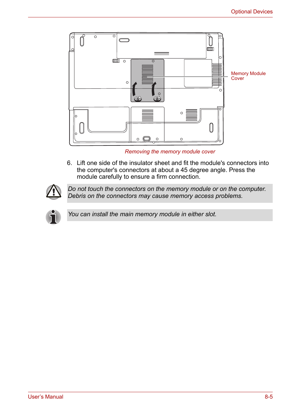 Toshiba Satellite L30 (PSL33) User Manual | Page 112 / 165