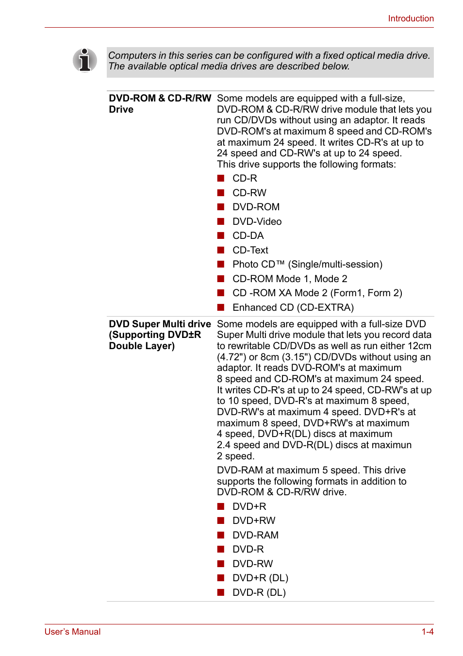 Toshiba Satellite L30 (PSL33) User Manual | Page 31 / 165