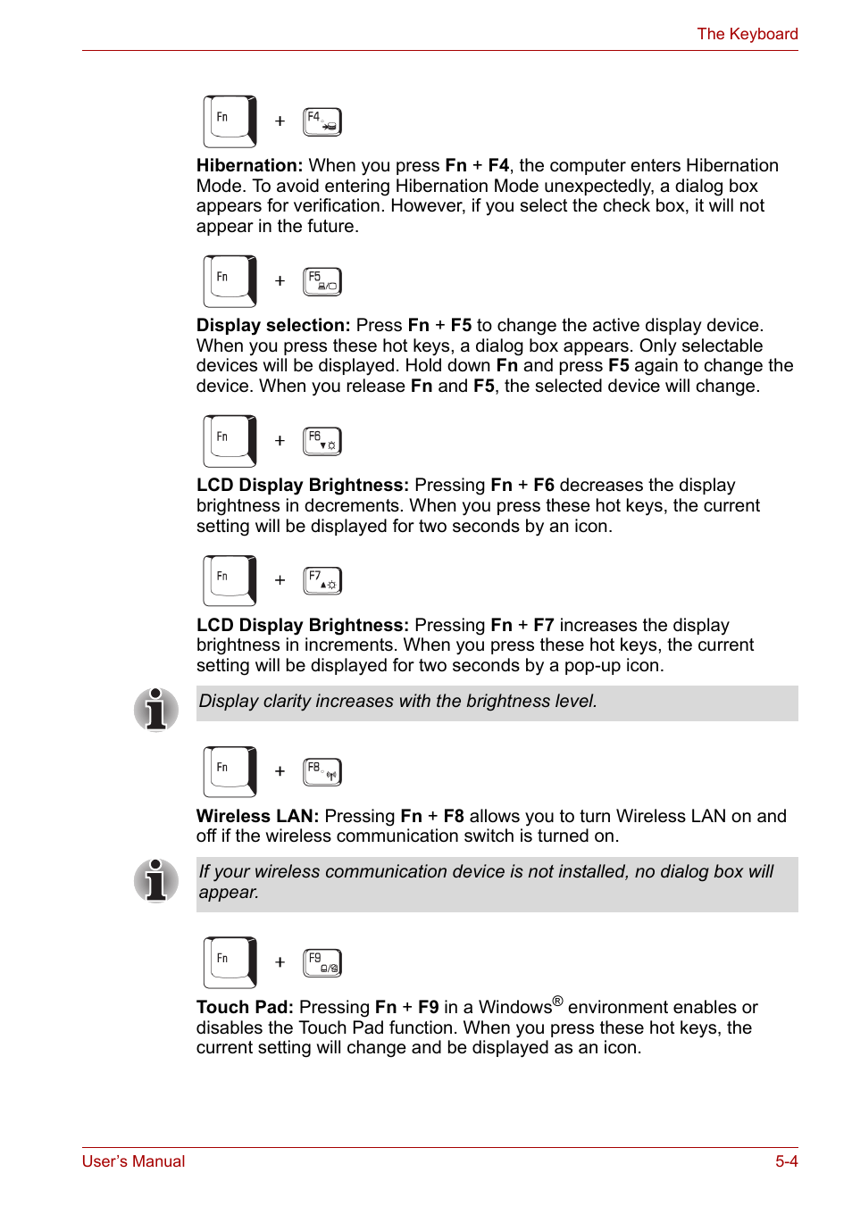 Toshiba Satellite L30 (PSL33) User Manual | Page 88 / 165