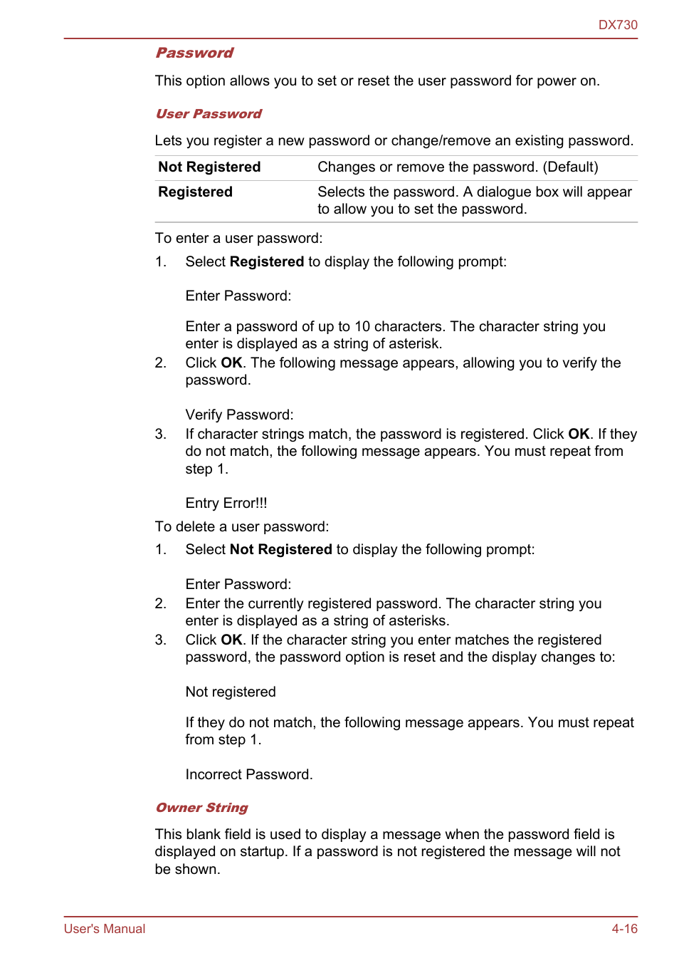 Toshiba Qosmio DX730 User Manual | Page 110 / 150