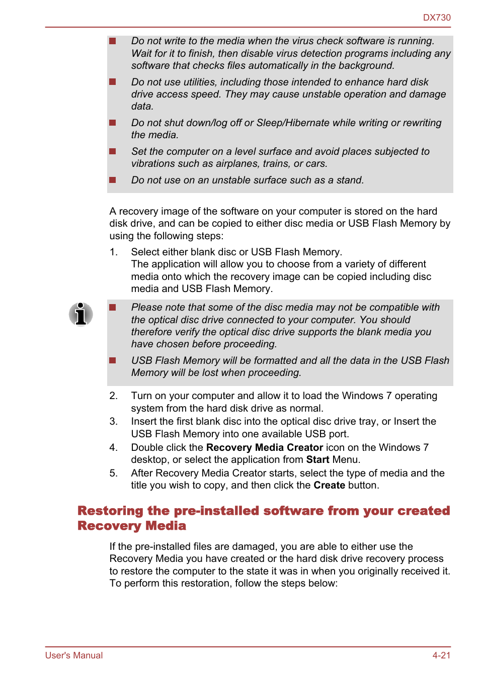 Toshiba Qosmio DX730 User Manual | Page 115 / 150