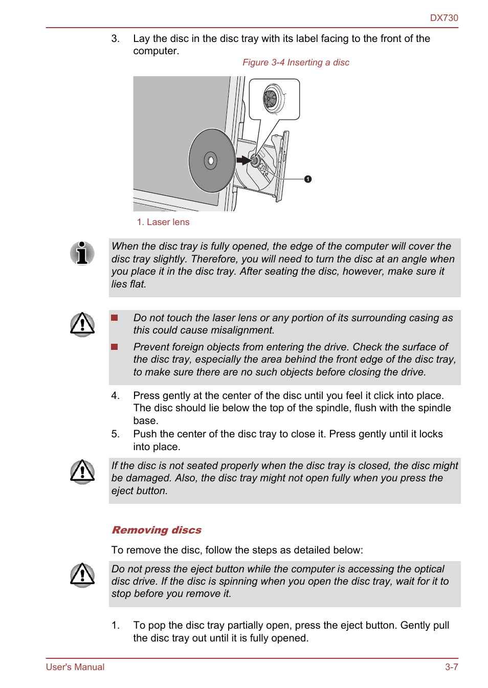 Toshiba Qosmio DX730 User Manual | Page 55 / 150