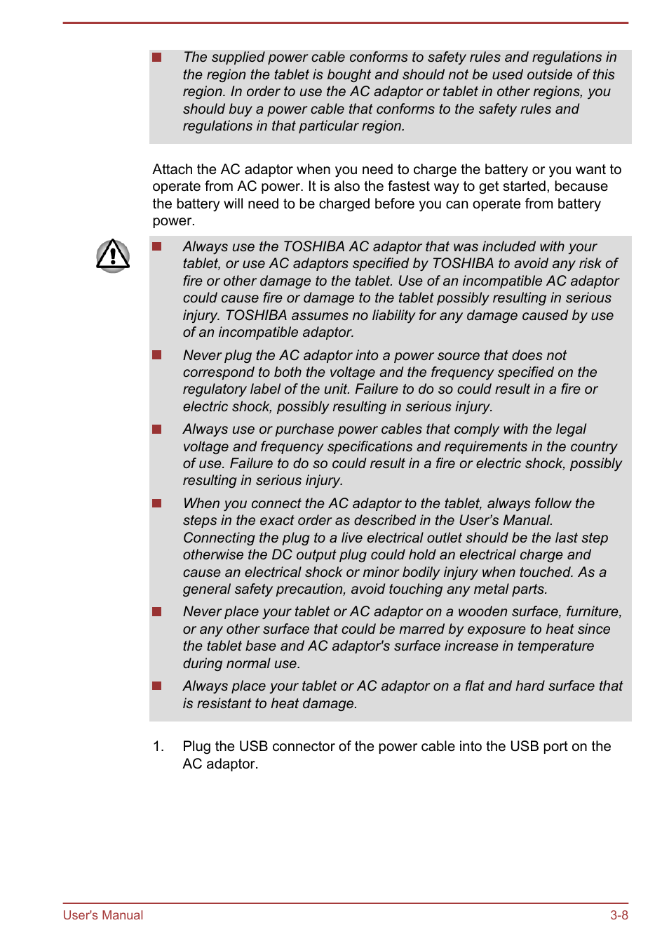 Toshiba AT300 User Manual | Page 21 / 88