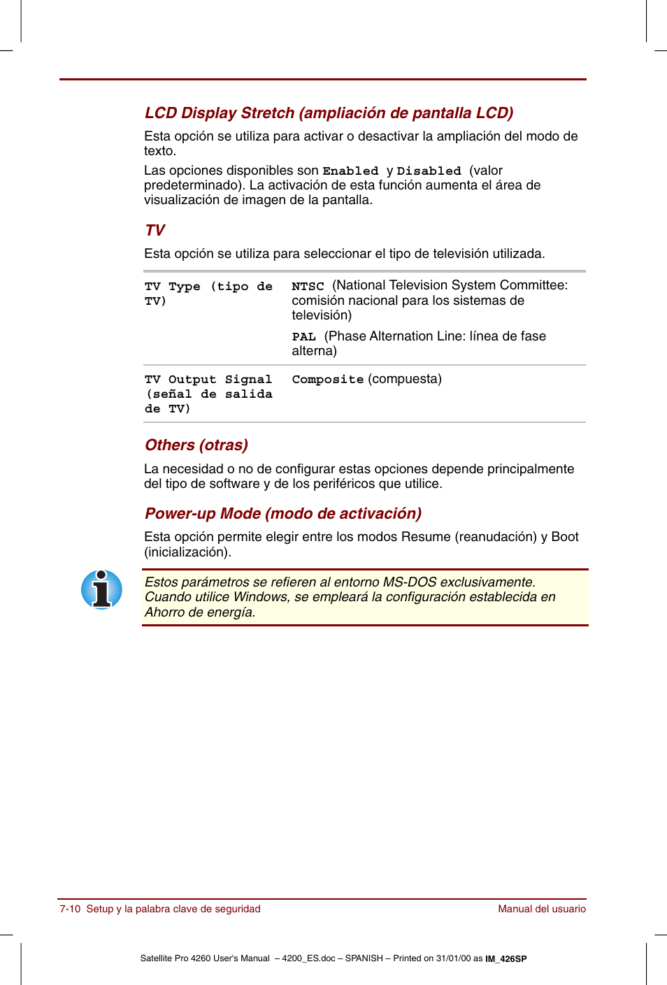 Toshiba Satellite Pro 4280 User Manual | Page 104 / 238