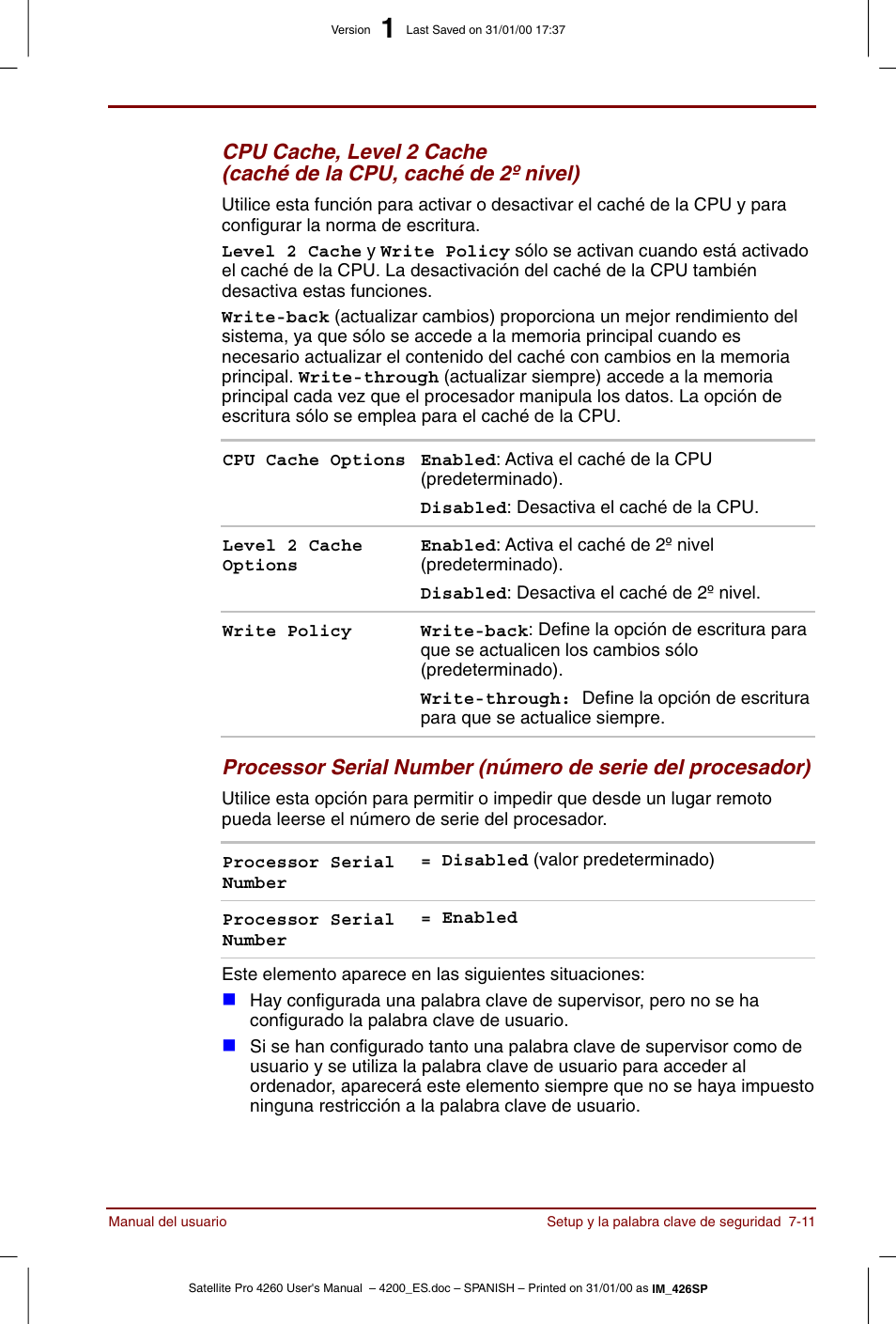 Toshiba Satellite Pro 4280 User Manual | Page 105 / 238