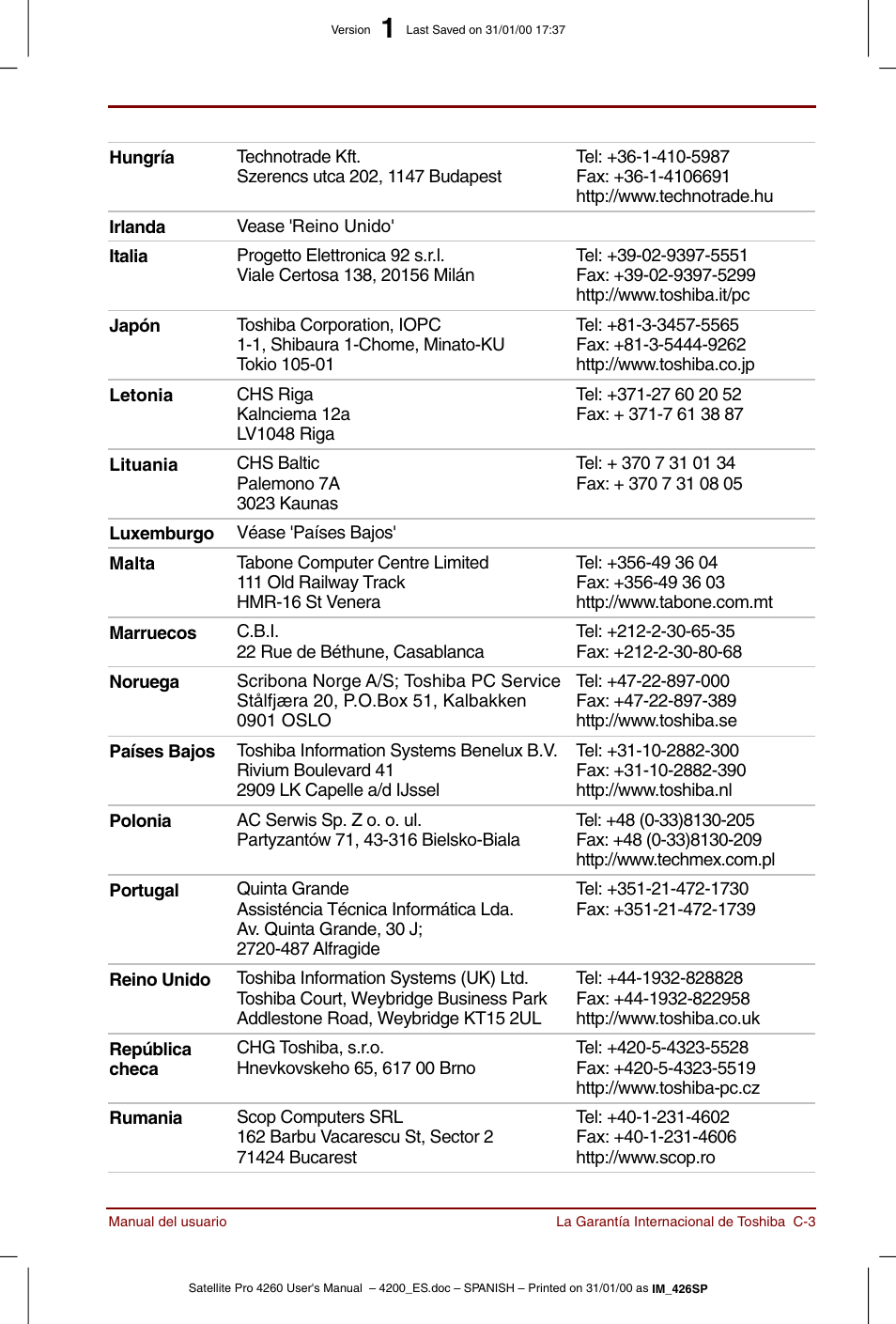 Toshiba Satellite Pro 4280 User Manual | Page 195 / 238