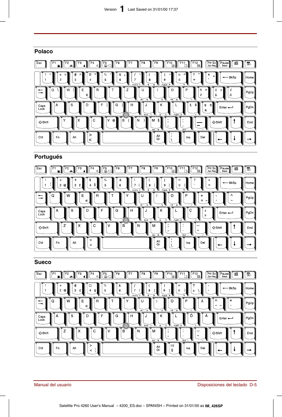 Toshiba Satellite Pro 4280 User Manual | Page 201 / 238