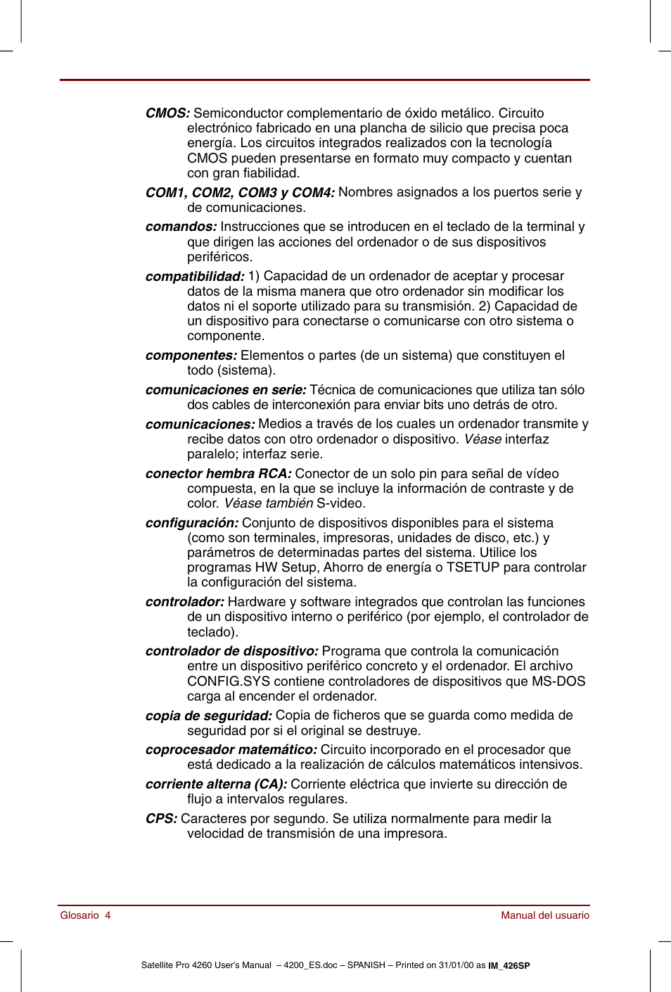Toshiba Satellite Pro 4280 User Manual | Page 222 / 238
