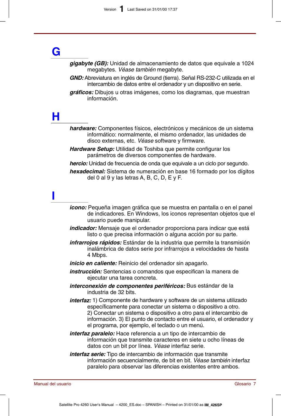 Toshiba Satellite Pro 4280 User Manual | Page 225 / 238