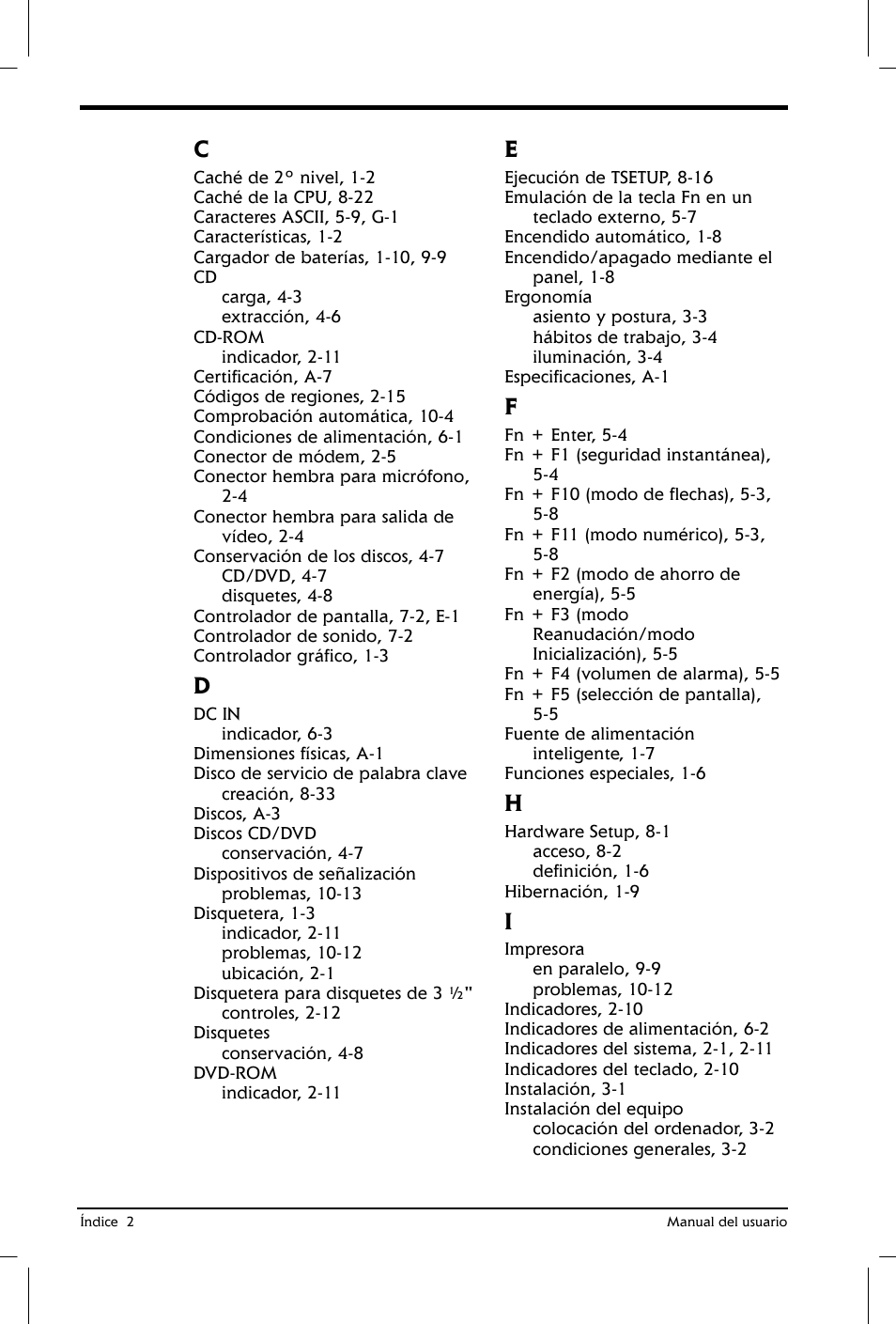 Toshiba Satellite 2650 User Manual | Page 218 / 222