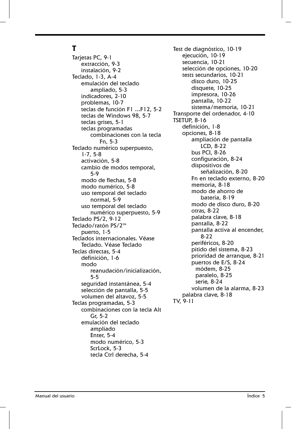 Toshiba Satellite 2650 User Manual | Page 221 / 222