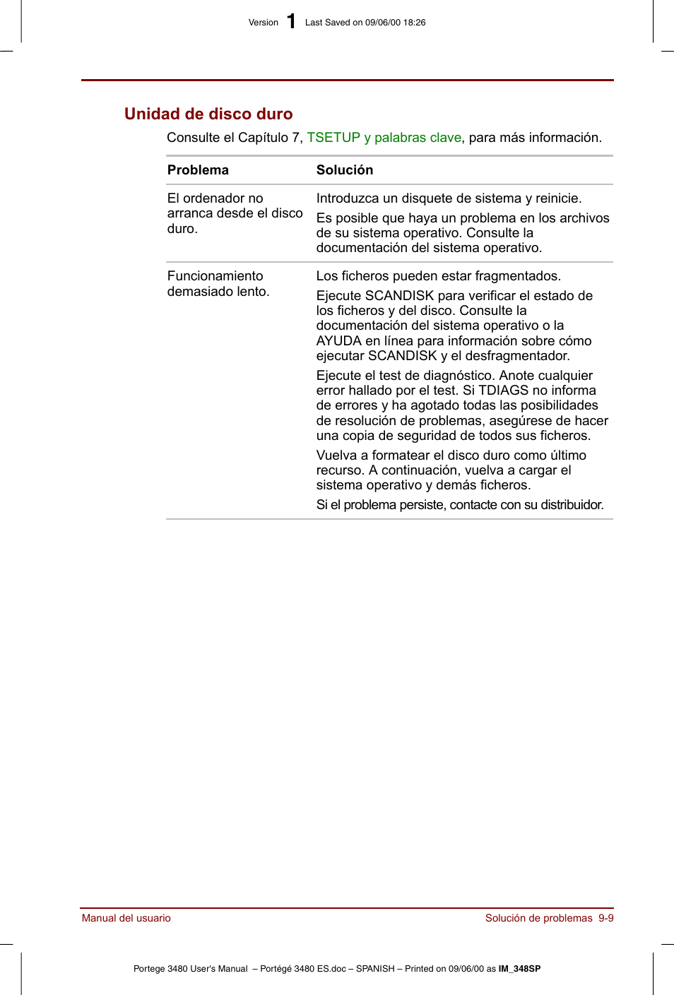Unidad de disco duro -9, Unidad de disco duro | Toshiba Portege 3440 User Manual | Page 140 / 213